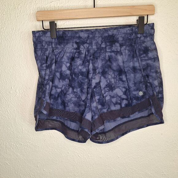 Athleta Mesh Racer Mid Rise  4in Small - Picture 1 of 7